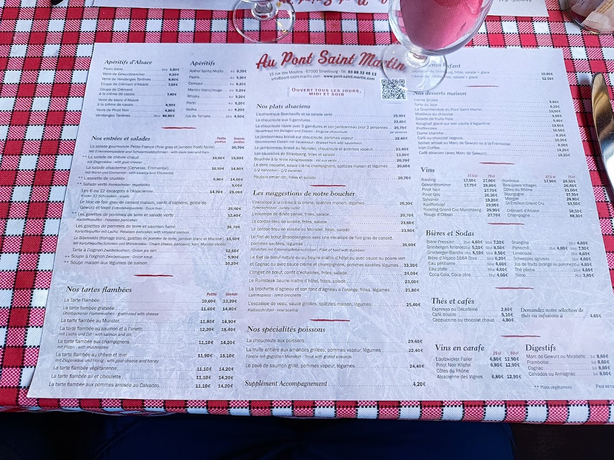 Menu Au Pont Saint-Martin-1