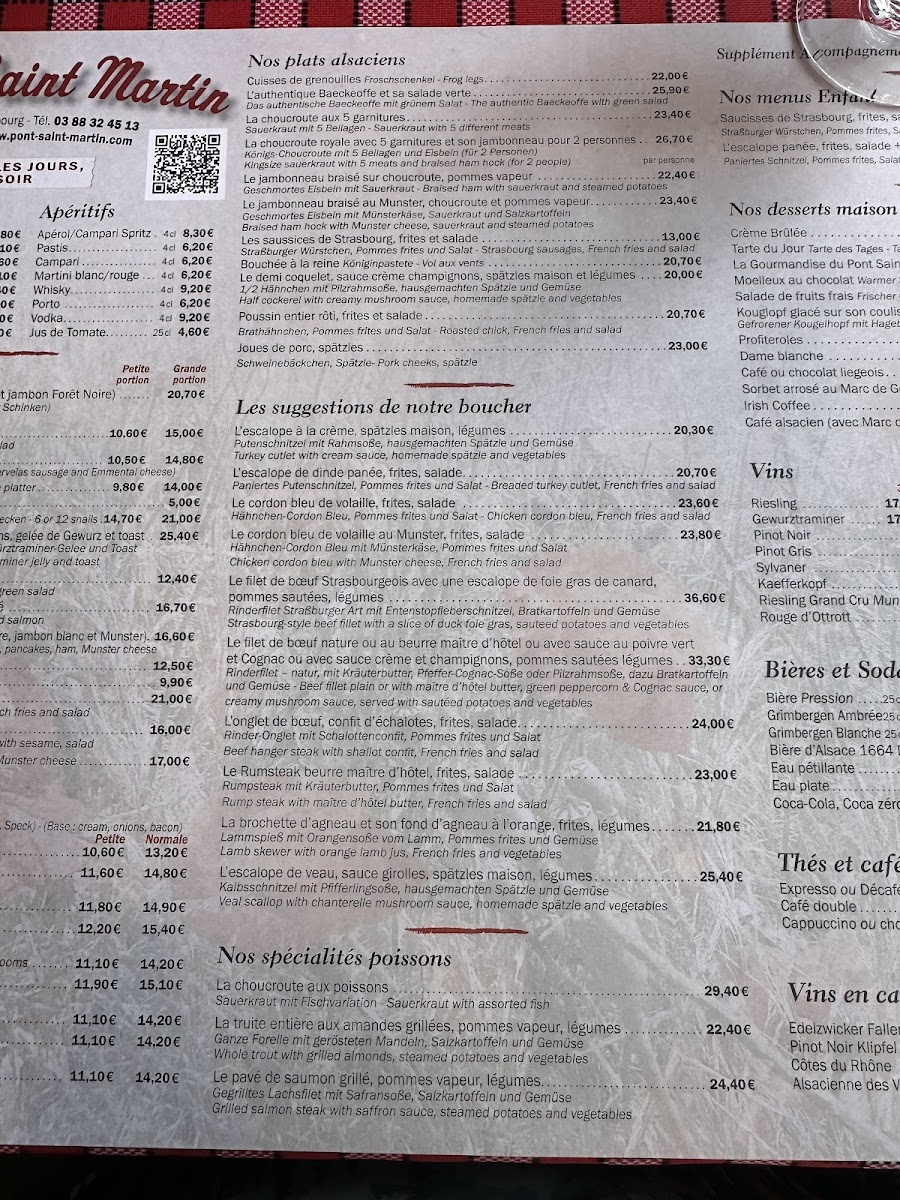 Menu Au Pont Saint-Martin-5