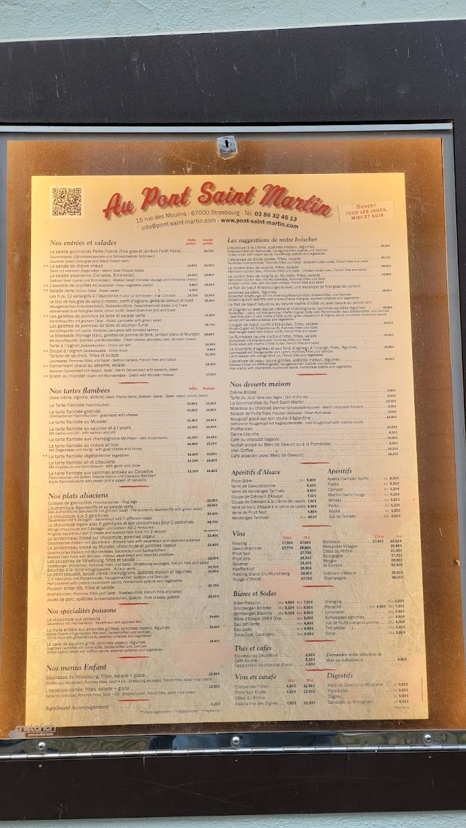 Menu Au Pont Saint-Martin-9